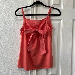 New York & Company - Bow Front Tank Top in Corral - Size: S